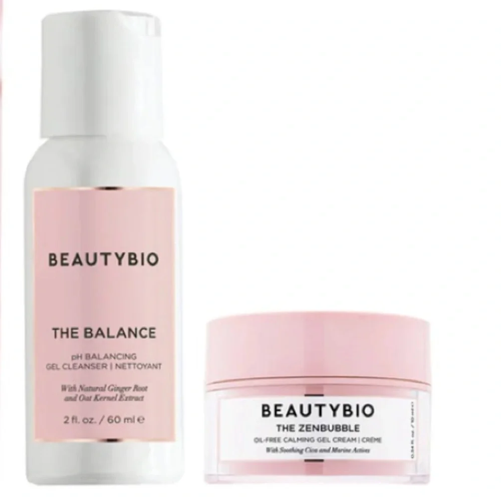 BEAUTYBIO MINI CLEANSE & ZEN SET Balance pH Balancing Cleanser/ZenBubble Cream